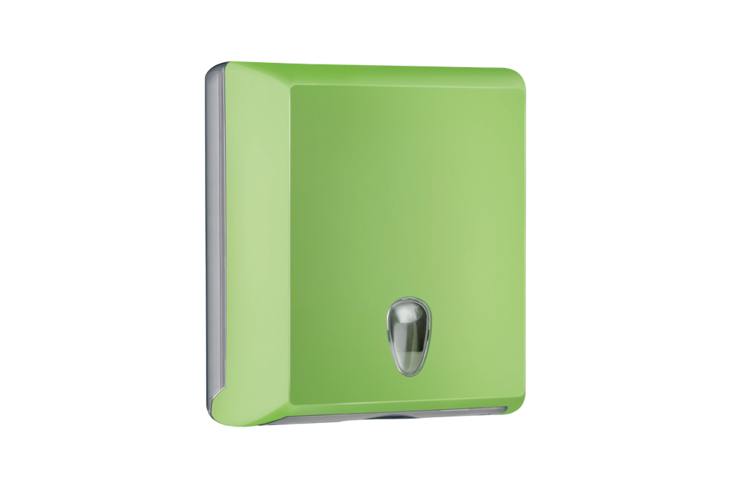 Color Line 830 Handdoek dispenser C-,V-,Z-vouw 23x25cm groen