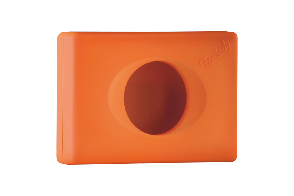 Dispenser Lady interfolded towel bag Color Line 584 orange