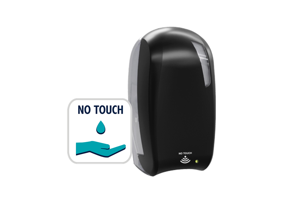 E-Distributeur Savon mains rechargeable Color Line 924 noir