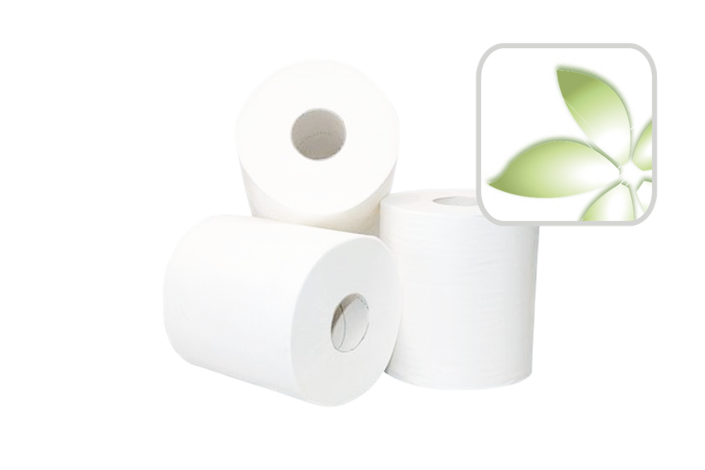 Papier Midi Blanc DRD 6x1 (vert) 2pl 140m 100%cell 