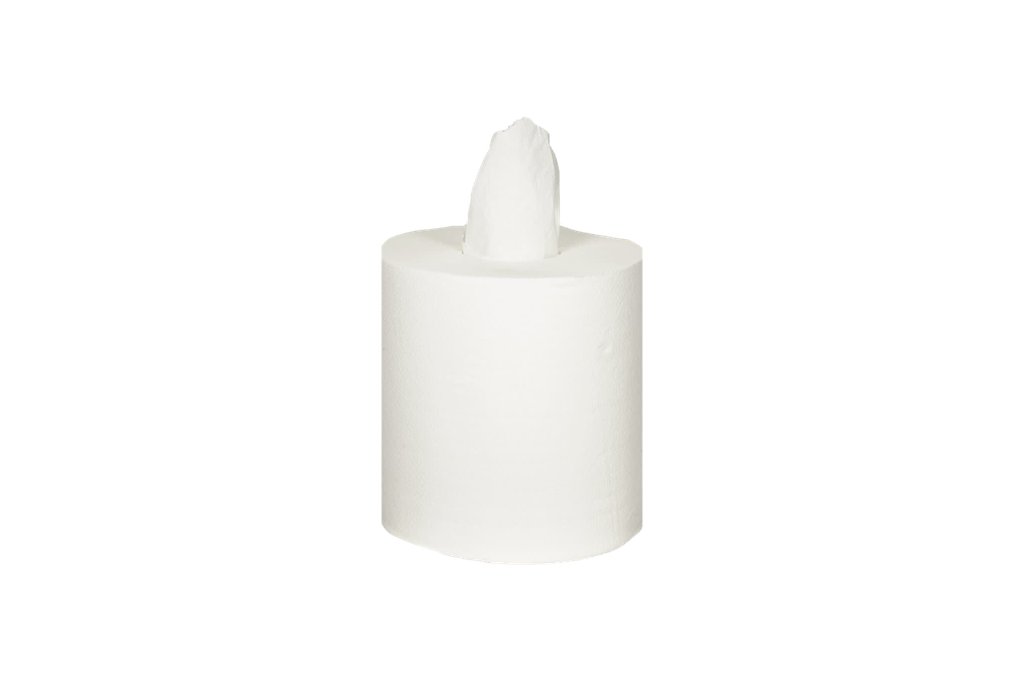 Poetspapier Mini wit, 1-laags zonder koker