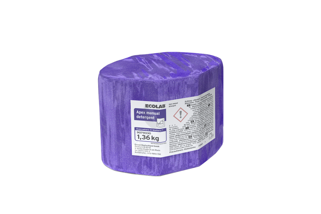 Ecolab Apex Manual Detergent 2x1,36kg 