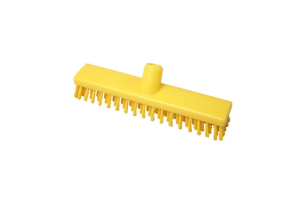 KMSCHUURB30-4 Brosse à récurer 30cm jaune