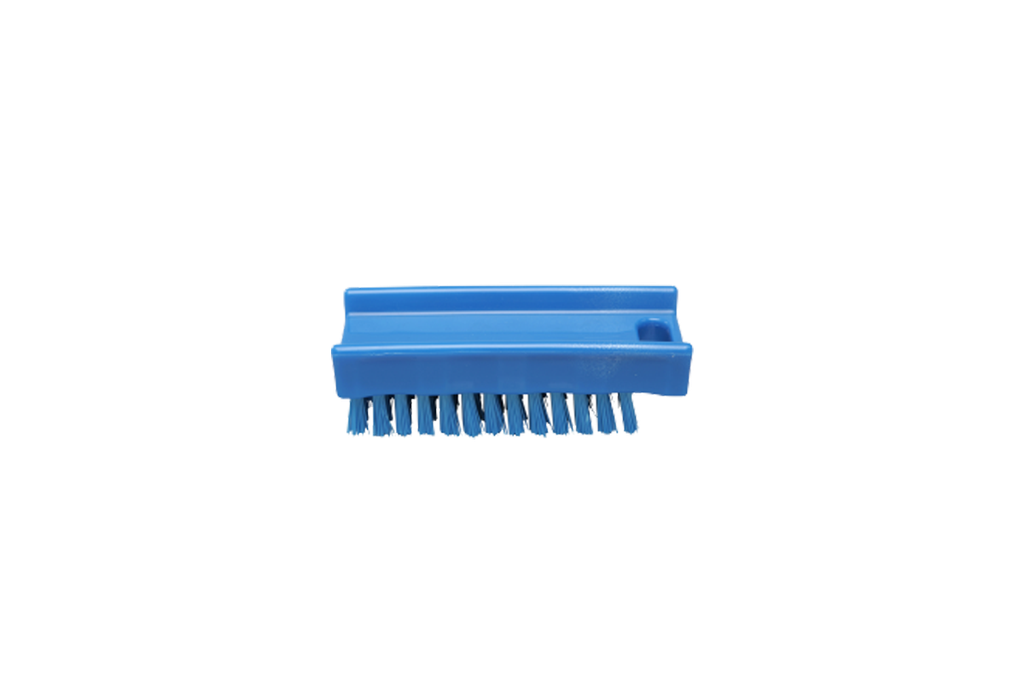 KMNAGELBOR-2 Brosse à ongles bleu