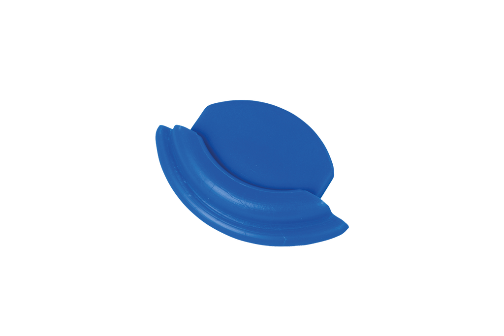 KMRAILEINDDOP-BLAUW EMBOUT bleu rail alu