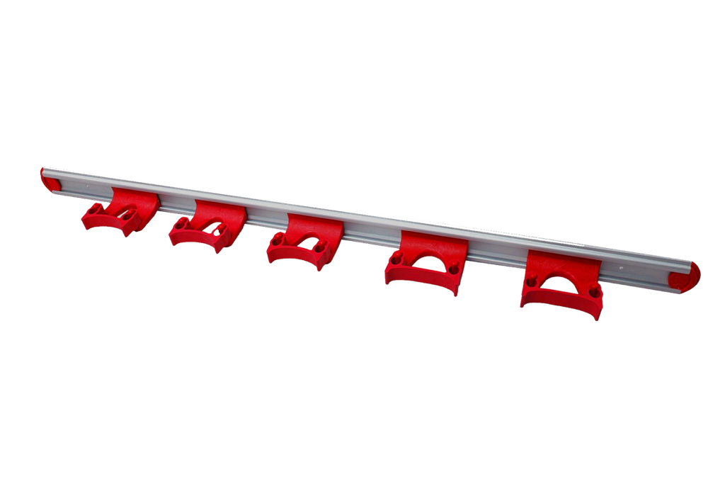 KMOPHANGSET90-3 COMPLEET ALU 90CM ROOD