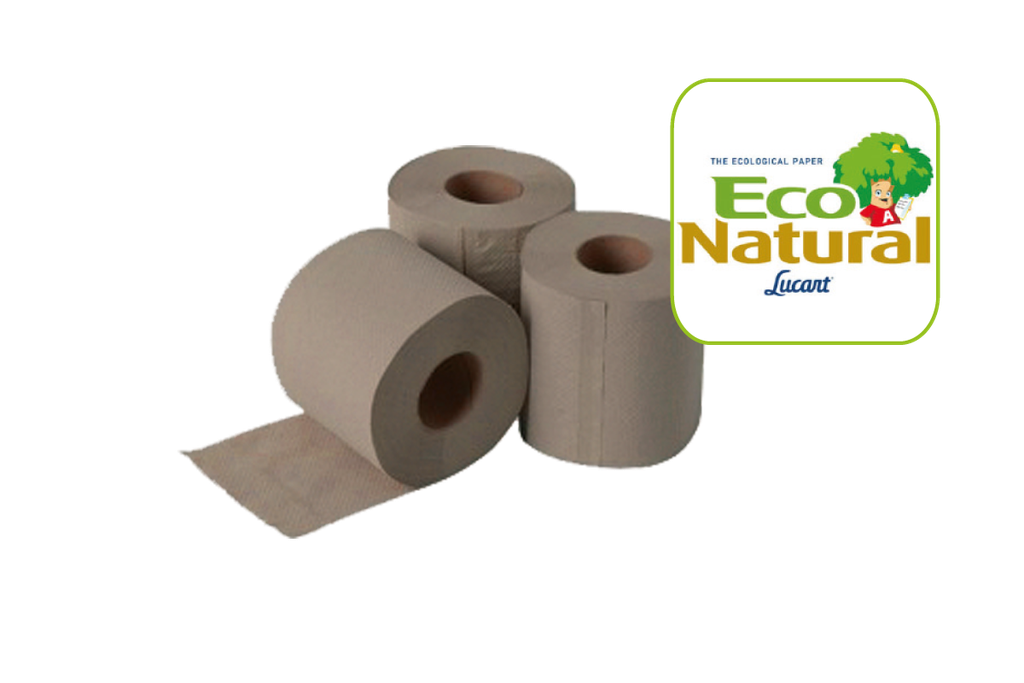 LUCART 811830 Eco Natural Papier WC 2c 200 feuilles 96r
