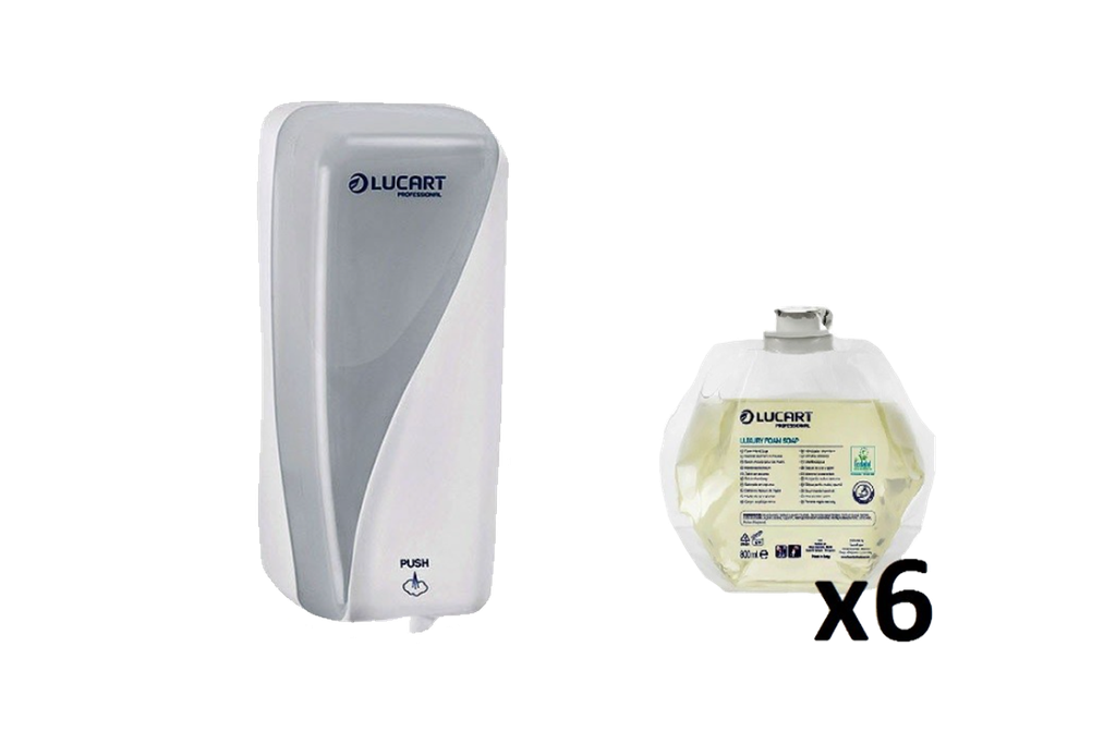 LUCART 892298R Identity foam soap Luxury 6x800ML