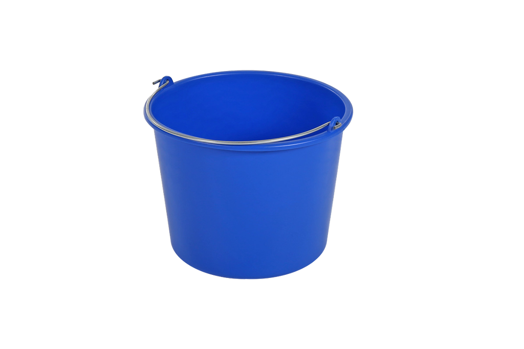 Kunststof emmer blauw 11,5L