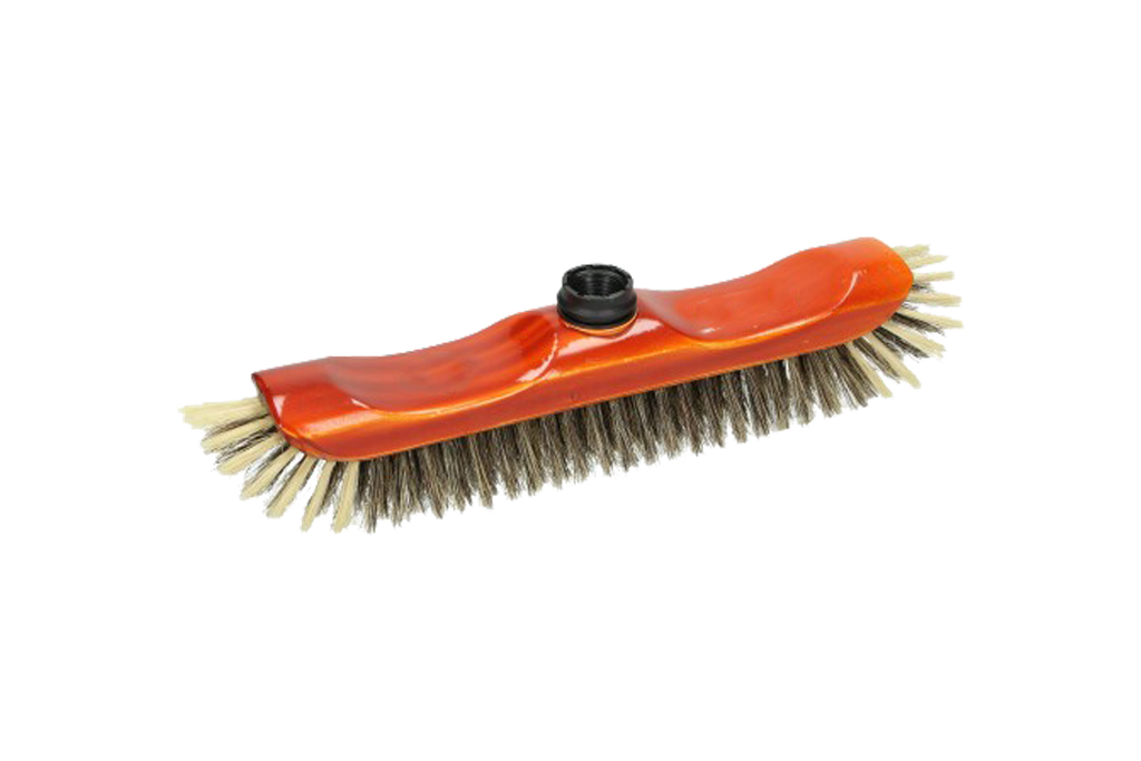 Kamerveger zuiver varkenshaar + plastic steelhouder (ALH7)