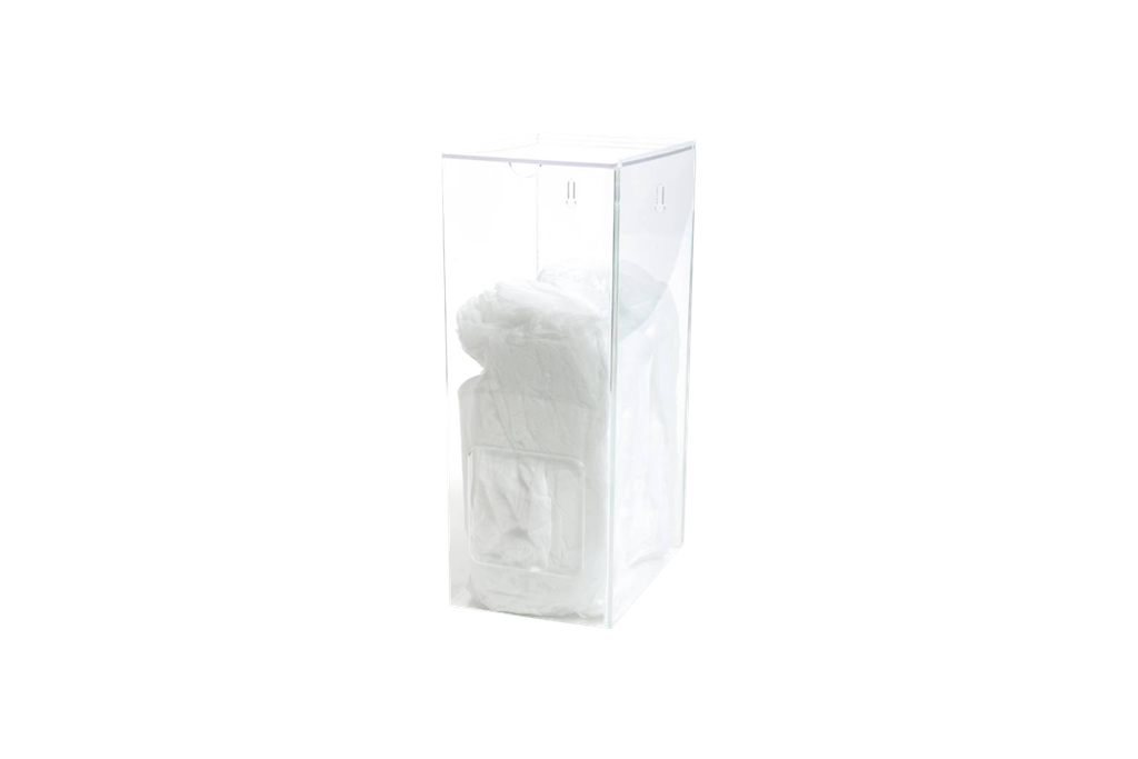 PBM Dispenser harde kunststof acrylic haarnetjes 