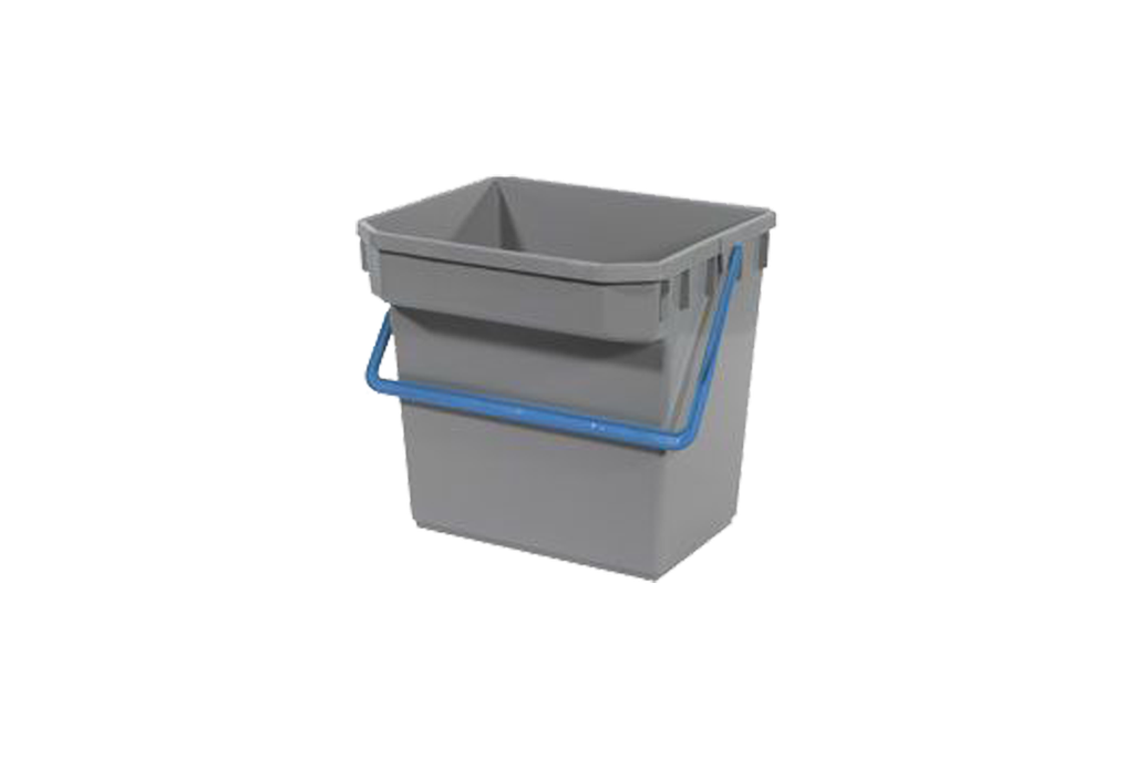 Numatic Seau gris avec manche bleu 5 L pour NPT1415