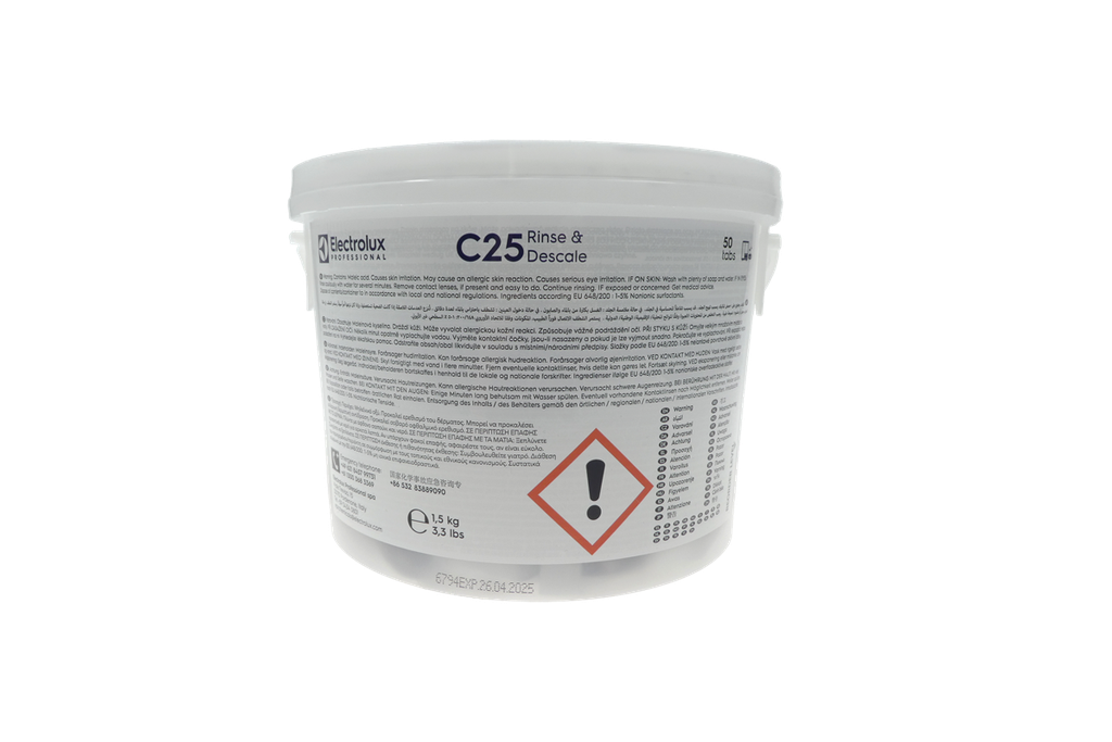 ELECTROLUX C25 Rinse/Descale Tabs 50pcs