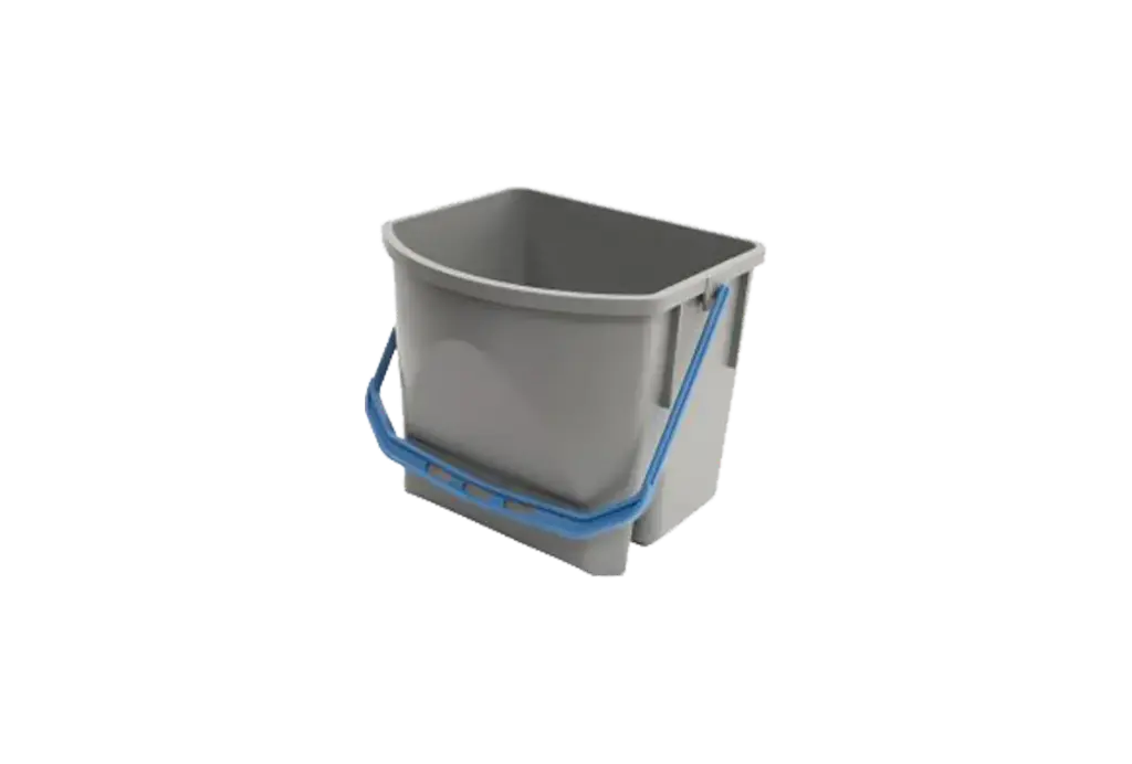 Numatic Seau gris avec manche bleu 16L pour MMT1616