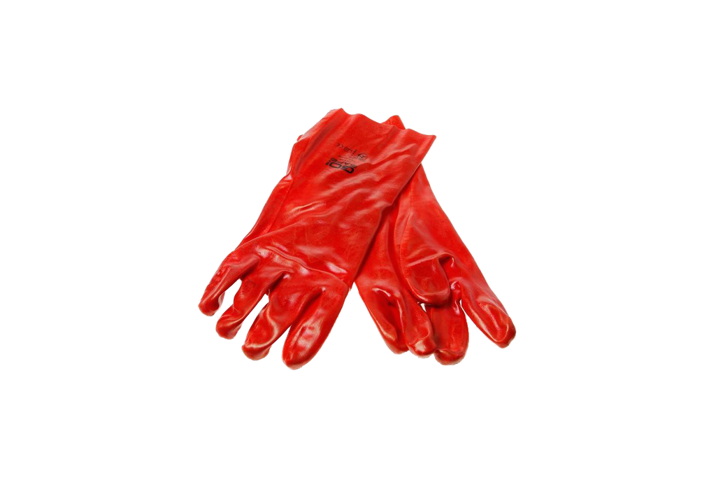 Gants Ocean rouge 45cm extra dur (one size)