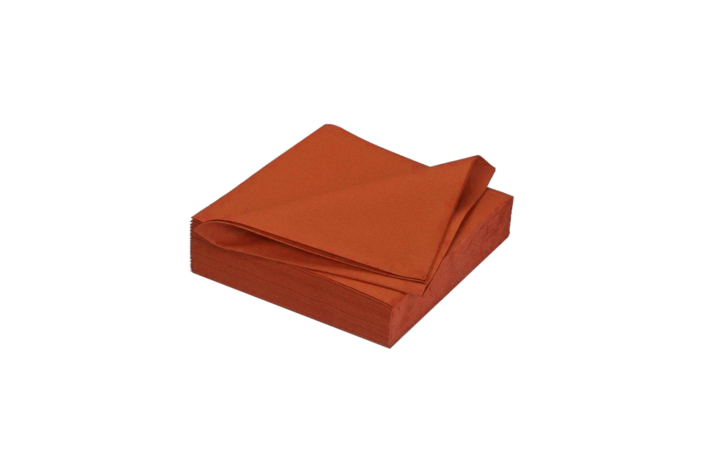 Servetten G546 point 2 point 40cm 1/4 orange 1000st