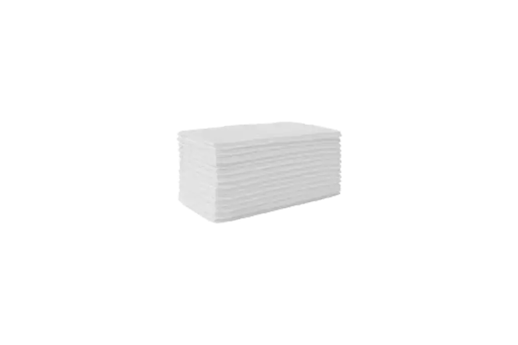 Servetten G421 40x40cm Airlaid 1/8 wit 600st