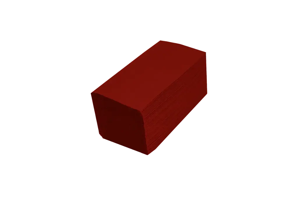 Serviettes G910 40x40cm 2L 1/8 Rouge 2000pcs