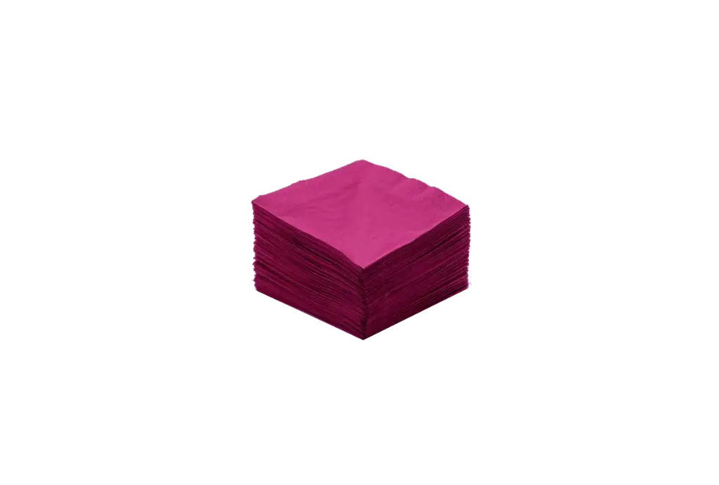 Serviettes G038 33x33cm 2L 1/4 magenta 2000pcs