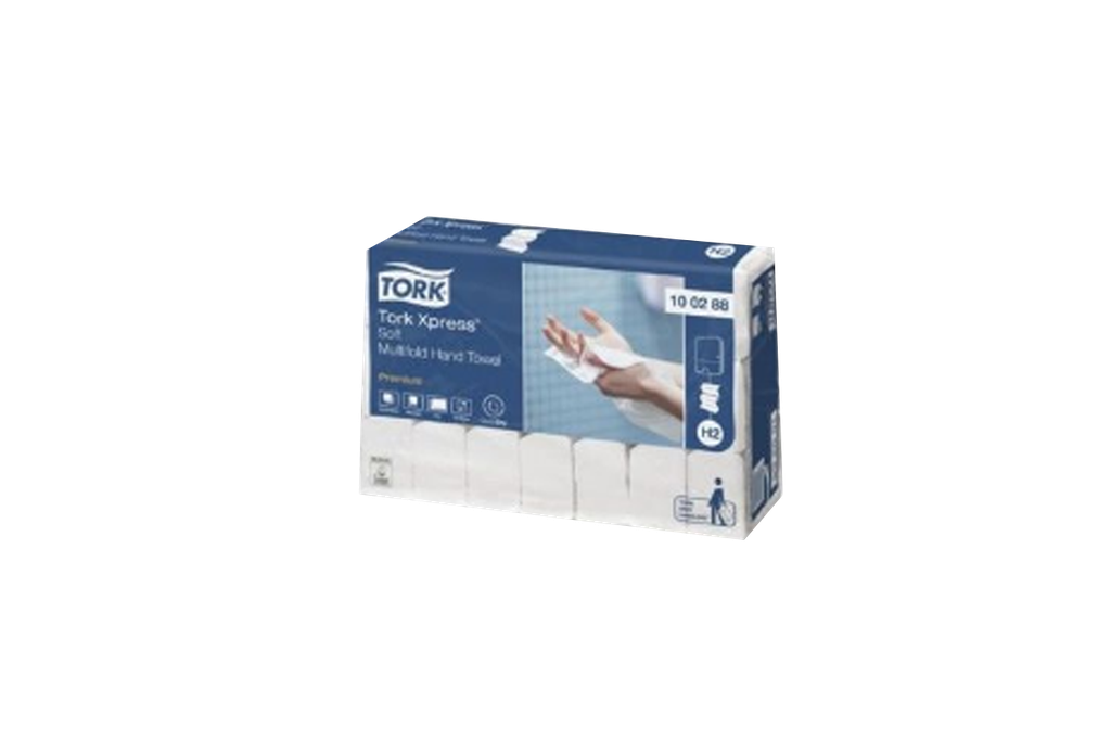 Tork 100288 H2 ZZ Xpress soft multifold handtowel
