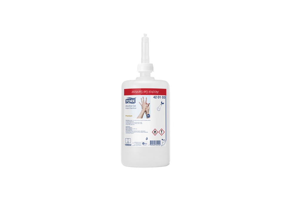 420103 ex-400102 Tork alcohol gel 1000ML S1