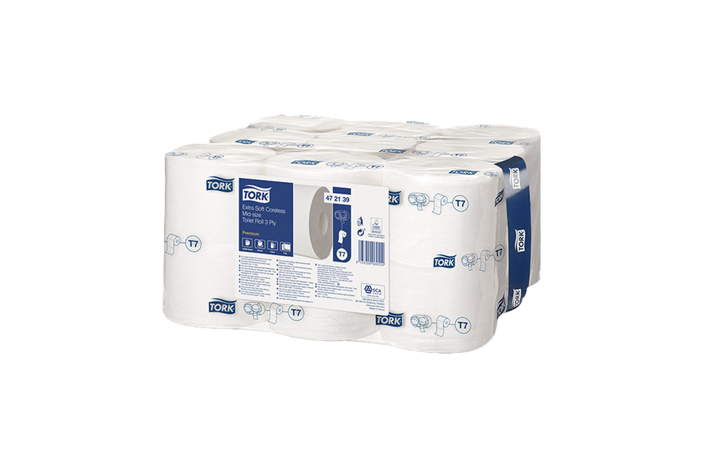 Tork 472139/472650 Toiletrol Extra Sofl 3l Optiserve Coreless T7 18r