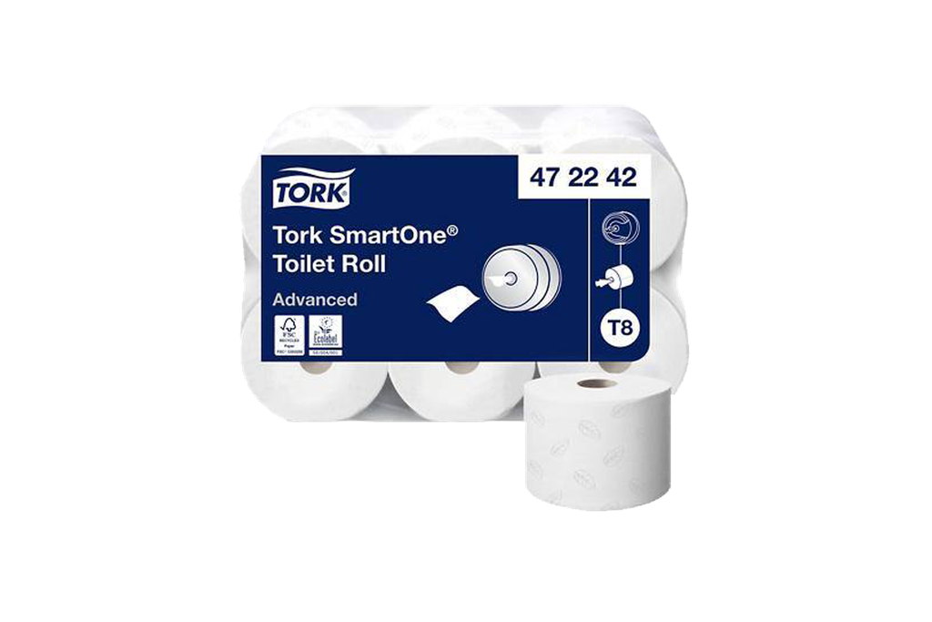 Tork 472242 SmartOne Toilet Roll 2L 6R T8