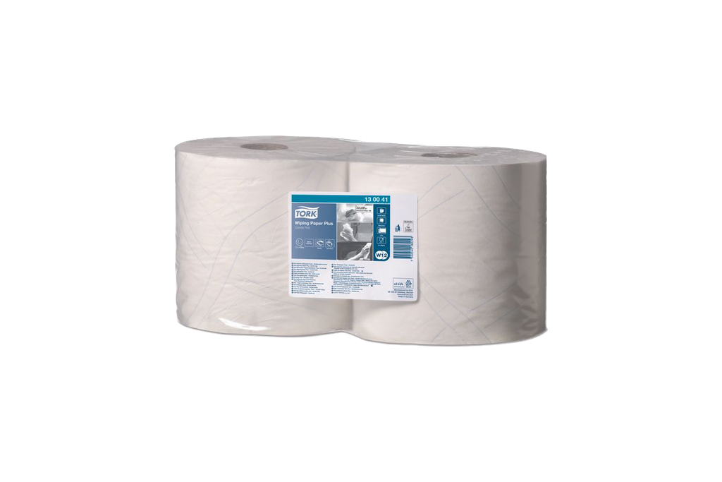 Tork 130041 Wiping Paper Plus Combi Roll Wit 2x1R W1W2