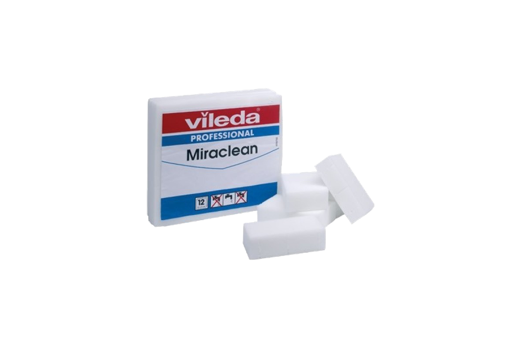 Vileda Miraclean wonderspons wit 100x60x28mm 12 st.