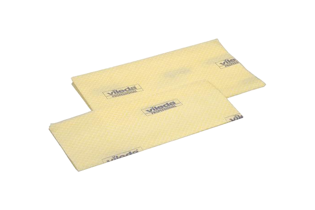 Vileda Stofwisdoek HP 24x60cm geel 10x50st (133909)