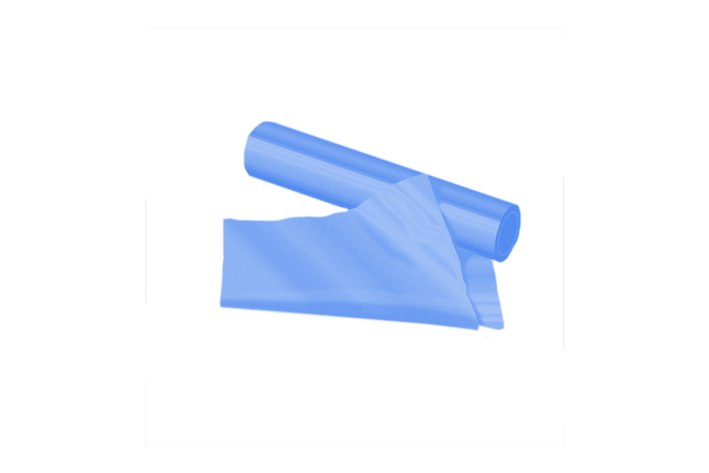 Vuilzakken HD 90x120cm T35 blauw 150L 200st