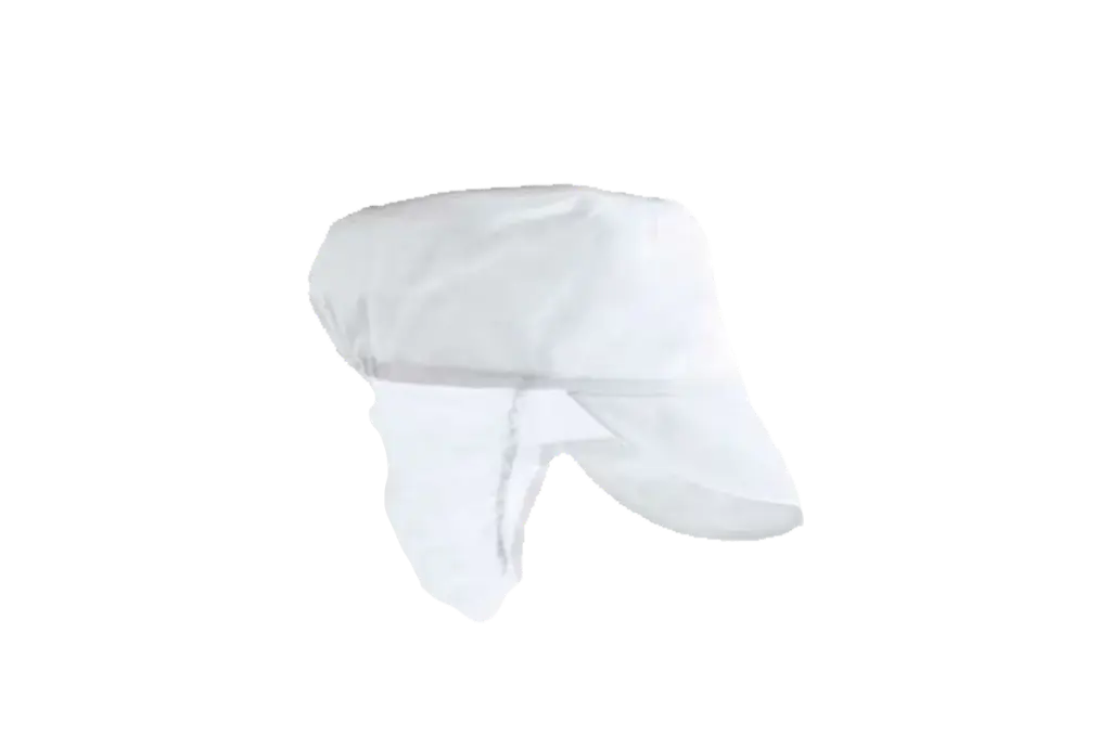 PBM Non woven haarnet met KLEP Wit 20" 51cm 100st