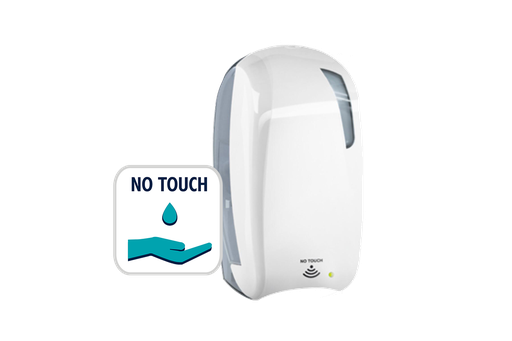 [02262] E-Distributeur Savon mains rechargeable Color Line 924 blanc
