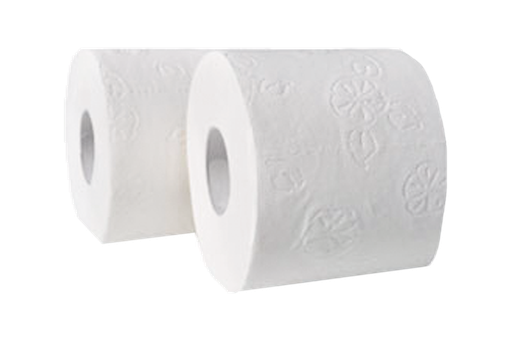 [00303] Papier WC 2C 48 roul. blanc 200vel  Ecolabel