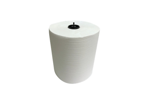[01121] Unimatic handdoekrol wit, 2-laags, 6x1rol