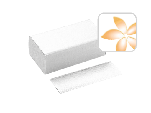 [01348] Papier DRD ZZ Blanc Interfolded 2c 24x24cm 3750p 100% Cel