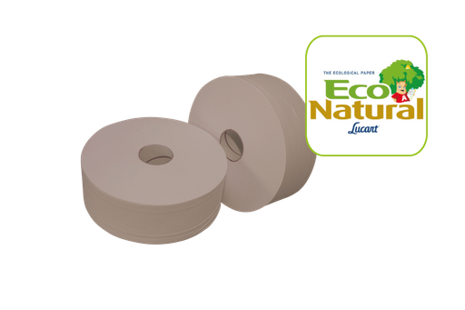 [00683] LUCART 812149 Eco Natural WC Papier 2L Mini Jumbo 180m 12x1r
