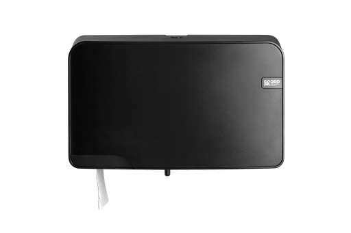 [02200] Dispenser DRD Black WC papier DUO normaal - 441052