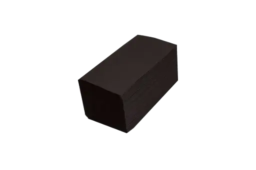 [03419] Serviettes G732 P2P 40cm 1/8 noir 1200pcs