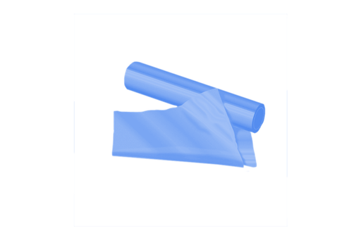 [00298] Vuilzakken LD 65/25x140cm blauw T70 240L 100st