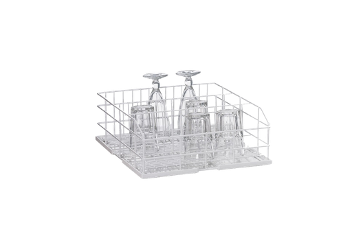 [02886] Winterhalter Glazenkorf maat S 40x40x15,5cm 3 rijen 1st