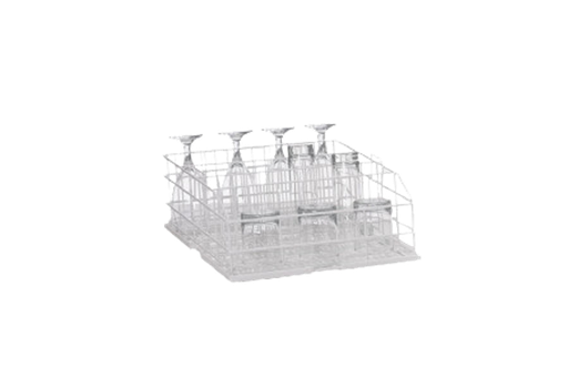 [02887] Winterhalter Panier à verres L 50x50x16cm 4 rangées 1pce 85000449